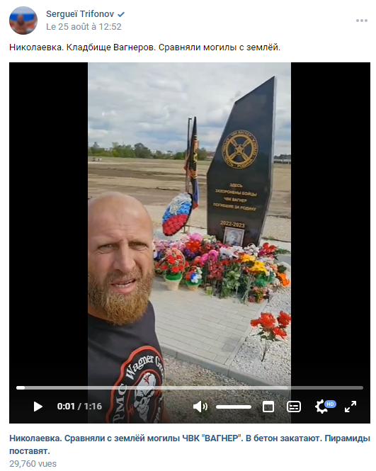 What do we know about the videos allegedly showing ‘destroyed’ Wagner cemeteries?